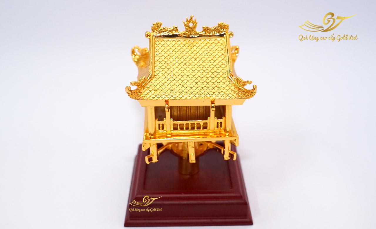 chùa một cột mạ vàng 