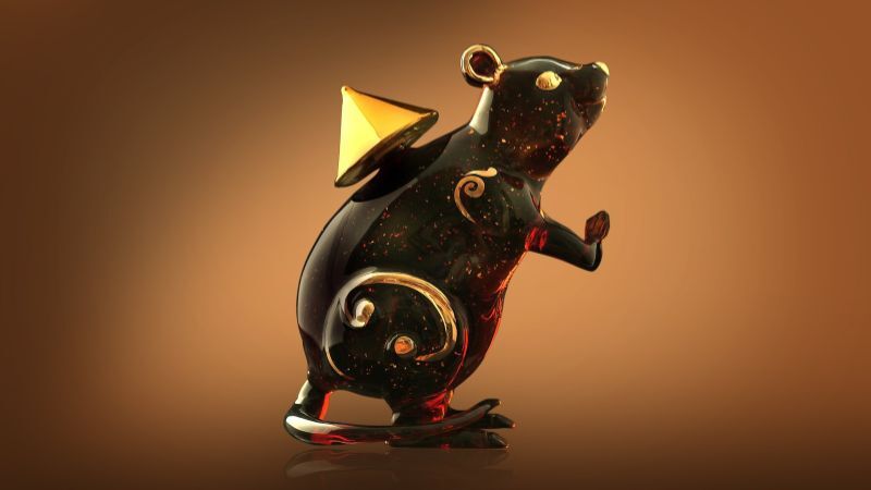 tượng chuột phong thủy 1