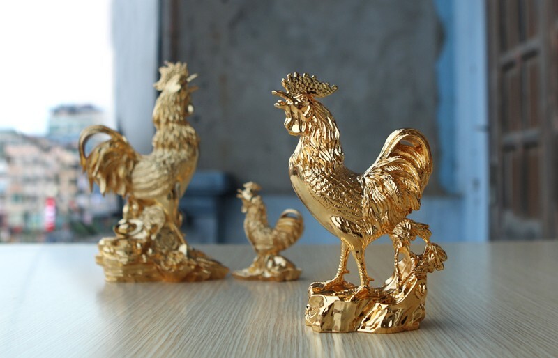 tượng gà phong thủy 4 