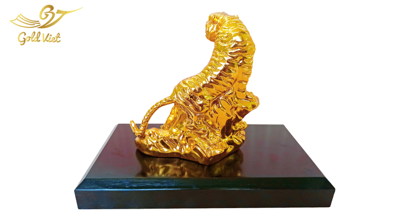 tượng hổ mạ vàng 2