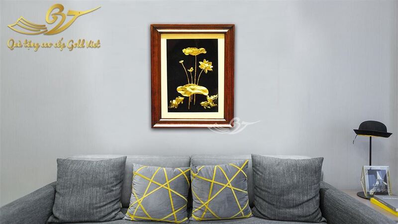 quà tặng tân gia mạ vàng 1