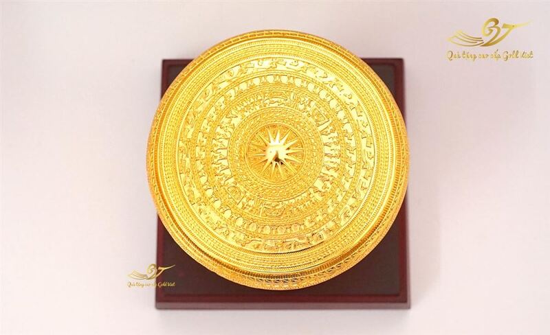 Trống Đồng mạ vàng 11