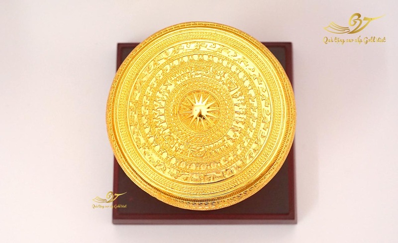Trống Đồng mạ vàng 13