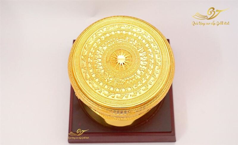 Trống Đồng mạ vàng 6