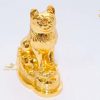 tượng mèo mạ vàng 4